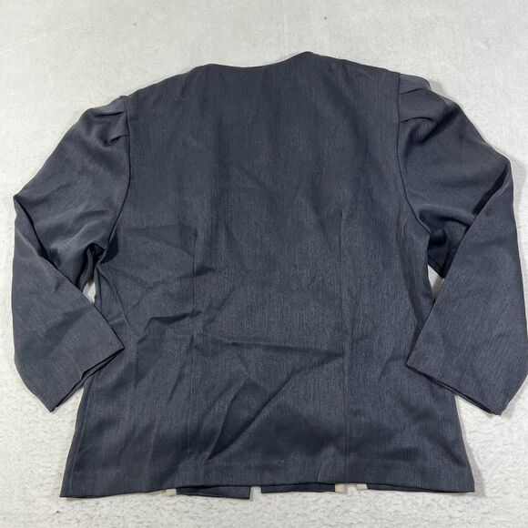 Vintage Good Times Women's 14 Button Front Long Sleeve Top Bowtie Shirt USA - Picture 10 of 12